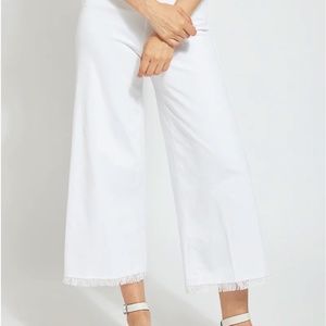 LYSSE Shiloh Palazzo Wide Leg Pant in White - XS